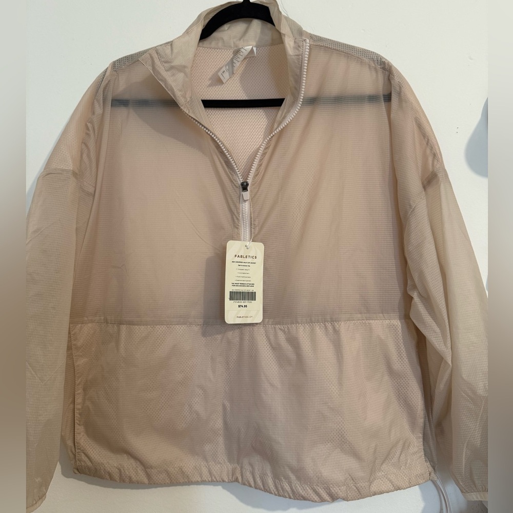 Fabletics - NWT - Ash Cropped Half Zip Jacket (Bo… - image 5